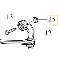 VOLVO S60 V60 XC60 II nakretka śruby wahacza