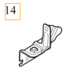 VOLVO C40 XC40 wspornik karoseryjny lewy błotnik OE