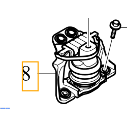 VOLVO XC90 XC60 V90 V60 S90 S60 Prawa poduszka silnika 32411650 OE