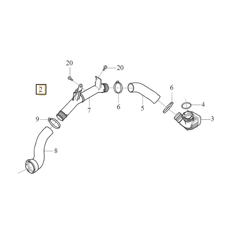 VOLVO XC40 prawa rura...