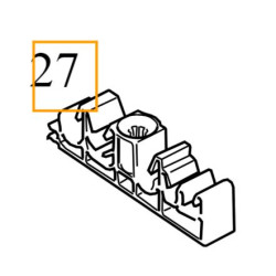 VOLVO C30 C70 V40 S40 V50 zapięcie spinka przewodu paliwowego OE