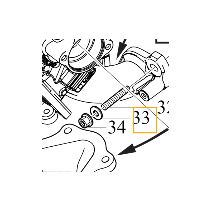 VOLVO oryginalna podkładka śruby turbo 8,4x18x5 OE 986577