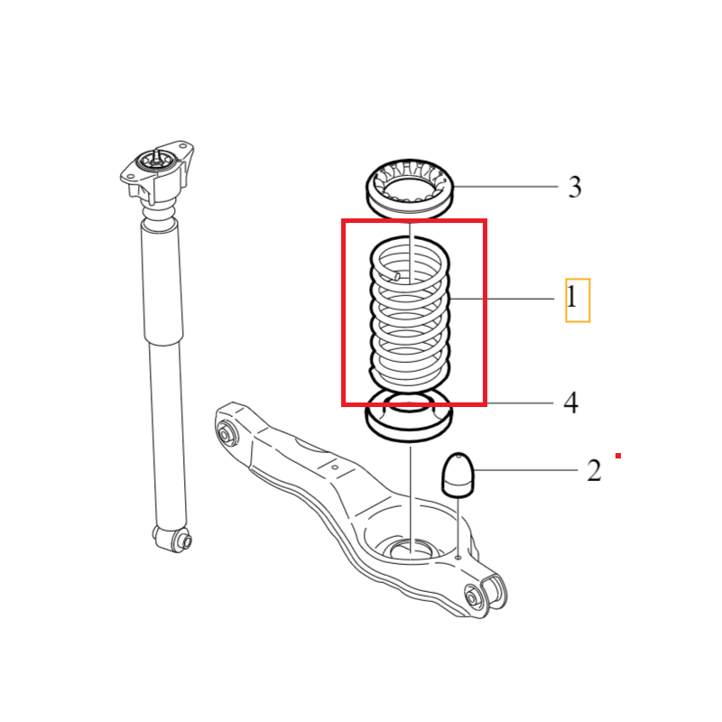 VOLVO C30 C70 S40 V50 tylna...