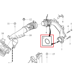 VOLVO V70 V60 V50 V40 S80 S60 Uszczelka kolektora ssącego 1.6d 31319539 OE