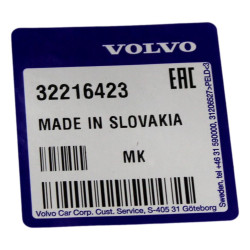 VOLVO XC60 Lewa przednia listwa nadkoła 3221 32216423 OE