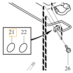 VOLVO S60 V60 S80 V70 XC60 XC70 uszczelka oring przekładni wspomagania OE