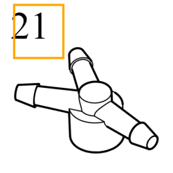 VOLVO S60 V60 XC60 II szybkozlaczka trójnik spryskiwacz OE