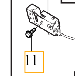 VOLVO S60 V60 S90 V90 XC60 XC90 II śruba zamka maski M6x27 OE