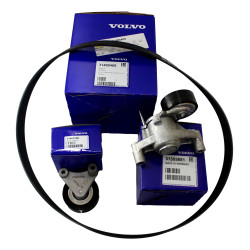 VOLVO S60 V60 II napinacz pasek osprzętu zestaw kpl OE