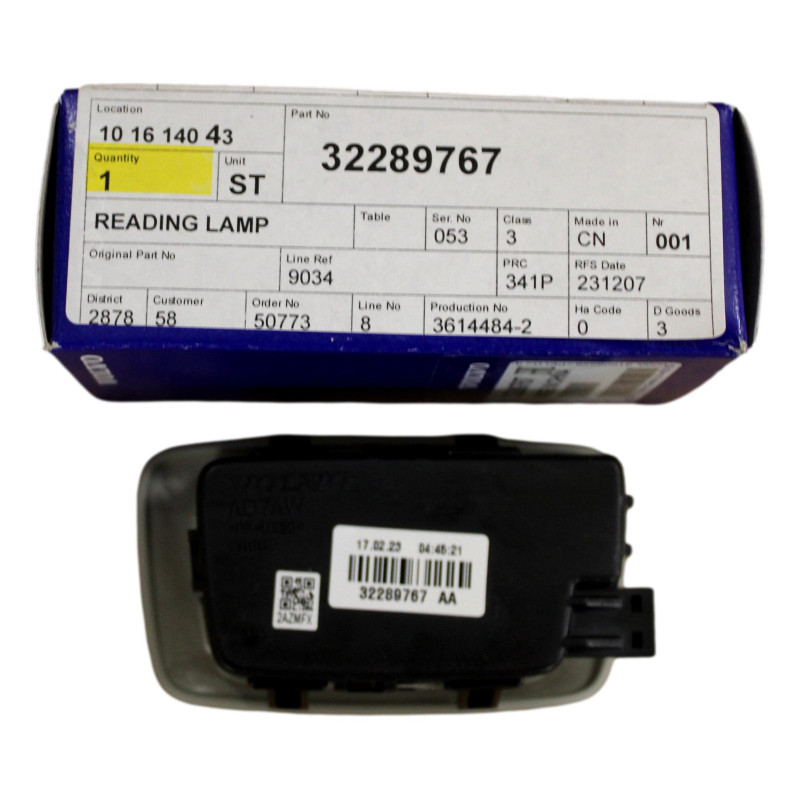 VOLVO XC60 II lampka do czytania oświetlenia wnętrza lewa tył OE