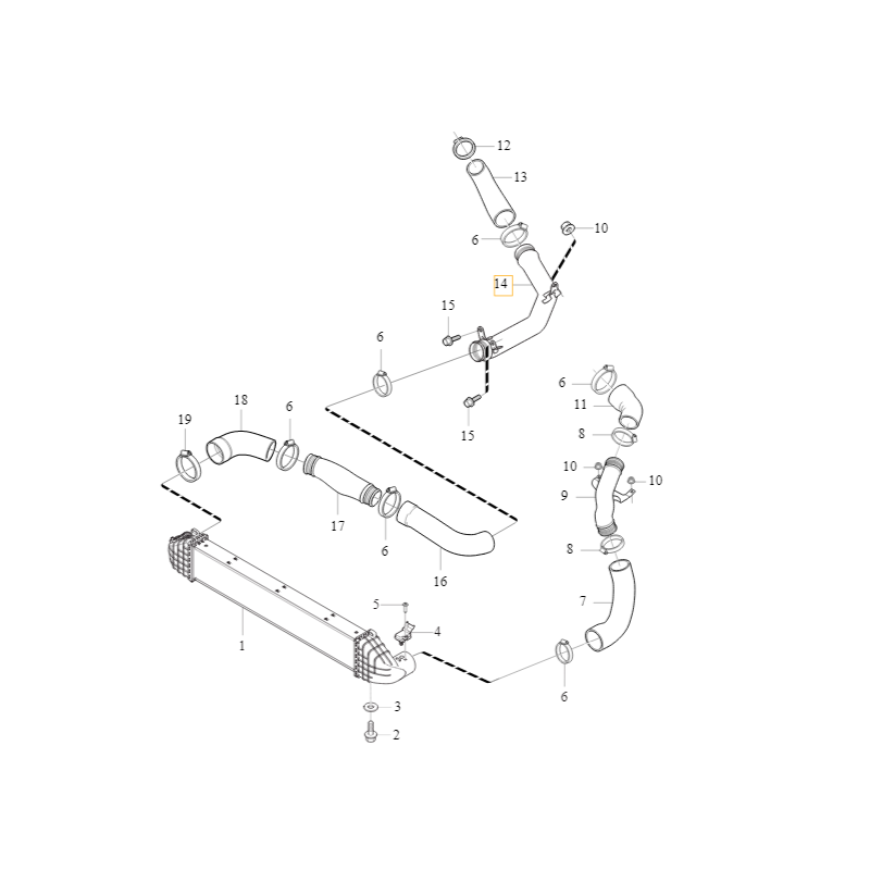 VOLVO V40 V40CC rura dolot...