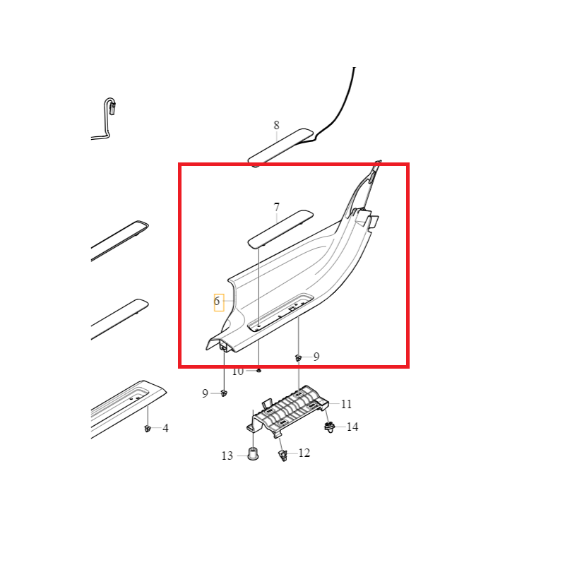 VOLVO XC90 II tylna lewa...