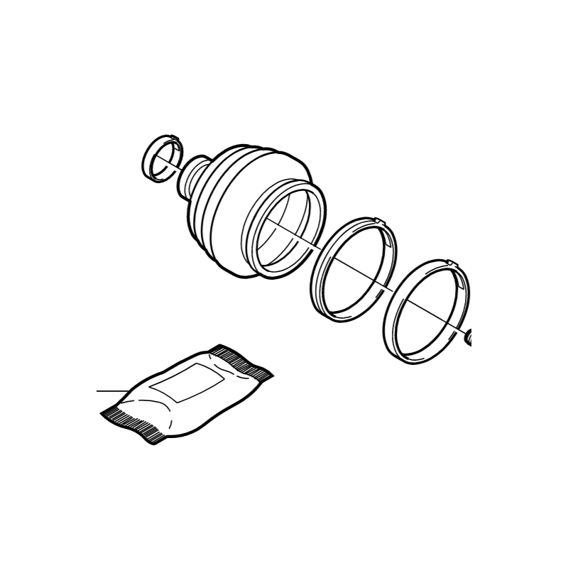 VOLVO V40 V40CC S60 V60 S90 V90 II osłona przegubu zewnętrznego OE