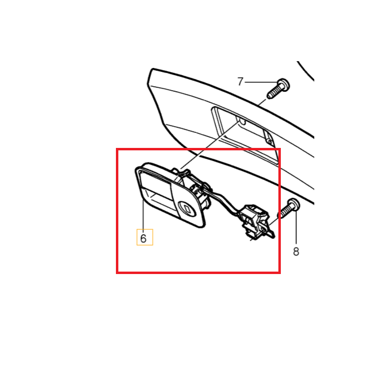 VOLVO S80 klamka uchwyt...