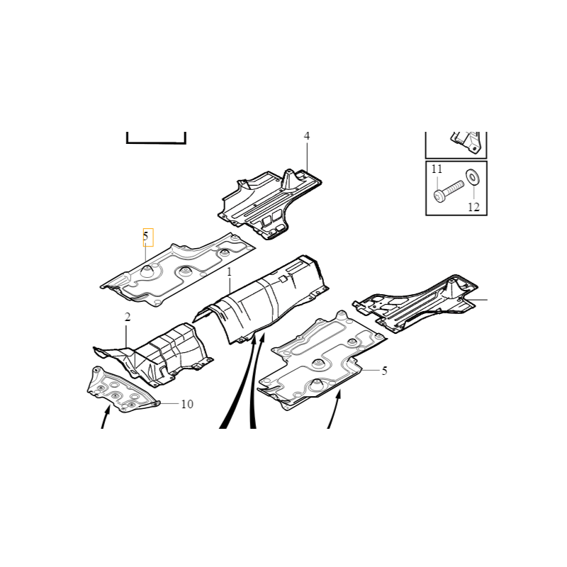 VOLVO S60 V60 osłona...