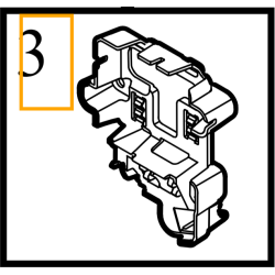VOLVO S60 V60 V60CC II wspornik przedniej kamery parkowania grill atrapa OE
