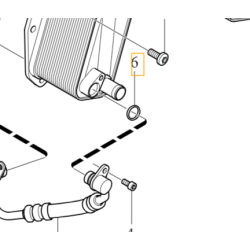 VOLVO S60 V60 V70 S80 XC60 XC70 XC90 uszczelka przewodu oleju 3.2 OE