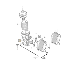 VOLVO S60 V60 V70 S80 XC60 XC70 XC90 obudowa podstawa filtra oleju 3.0T OE