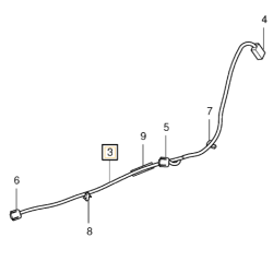 VOLVO C70 II przewód subwoofera OE