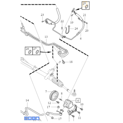 VOLVO S80 XC70 V70 oring pompy wspomagania