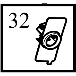 VOLVO XC40 prawy wspornik koszyk czujnika parkowania zderzak przód OE