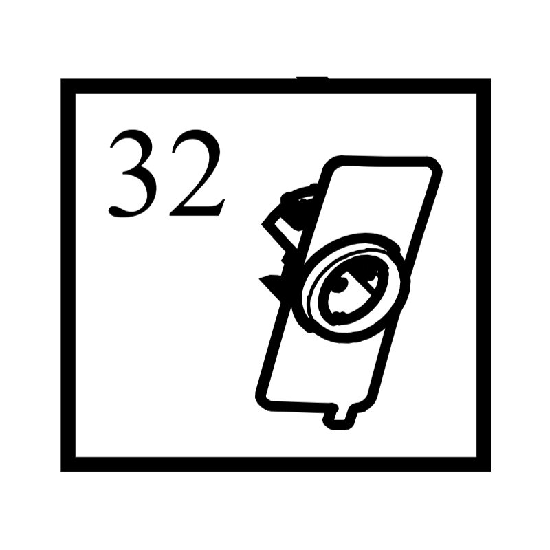 VOLVO XC40 prawy wspornik koszyk czujnika parkowania zderzak przód OE