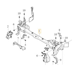VOLVO XC40 C40 lift pas przedni wzmocnienie czolow OE 32234565
