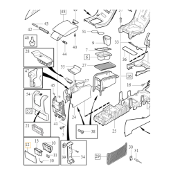 VOLVO XC60 I osłona tylnej popielniczki