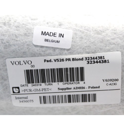 VOLVO XC90 II podsufitka jasna blondę szyberdach panorama OE 32344390