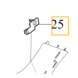 VOLVO S90 V90 V90CC lewy wspornik koszyk czujnika zderzak przód OE