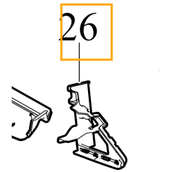 VOLVO V90CC lewa kierownica prowadnica powietrza kratki zderzak przód OE