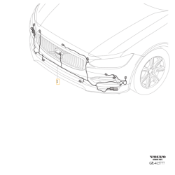 VOLVO S90 V90 wiązka zderzaka przód OE 31665359