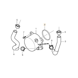 VOLVO S80 XC90 V8 uszczelka chłodnicy oleju silnika OE