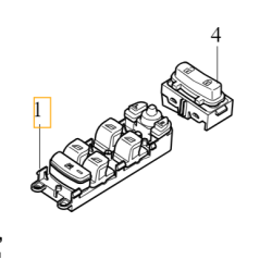 VOLVO S80 V70 XC70 centralka sterowania szybami OE