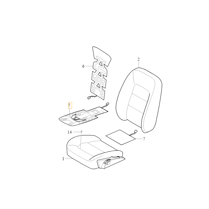 VOLVO S80 lewa mata...