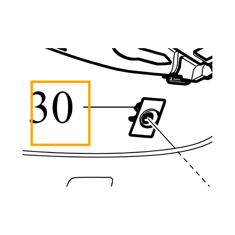 VOLVO XC60 II lewy zewnętrzny wspornik koszyk czujnika asysta przód OE