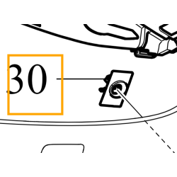 VOLVO XC60 II prawy zewnętrzny wspornik koszyk czujnika asysta przód OE