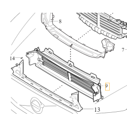 VOLVO XC60 II dolna żaluzja aktywna prowadnica powietrza wspornik OE