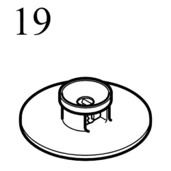 VOLVO S60 III V60 V60CC II spinka mocowanie osłony dolnej OE