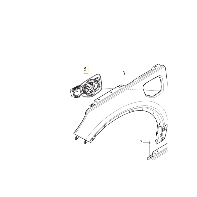 VOLVO C40 XC40 Plug-In oryginalne drzwi korpus zawias gniazda ladowania OE