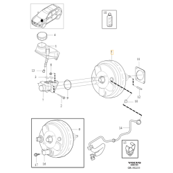 VOLVO S60CC V60CC XC60 XC70 serwo hamulcowe EU OE 31274810
