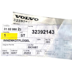 VOLVO XC40 lewe tylne nadkole lewy tył nowe OE