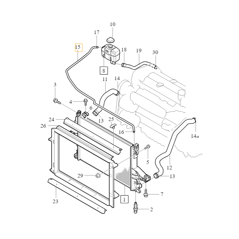 VOLVO S60 V70 S80 przewód...