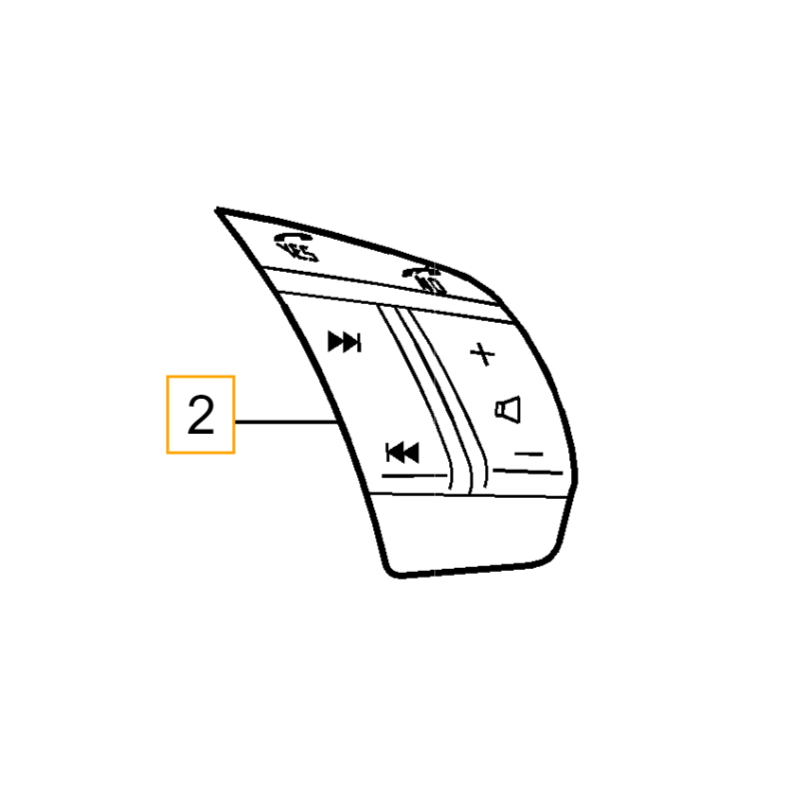 VOLVO S60 V70 S80 XC70 przełącznik przyciski kierownicy audio telefon OE
