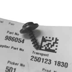 VOLVO śruba wkręt lampy przód panelu wnętrza PF4x14 OE 986054