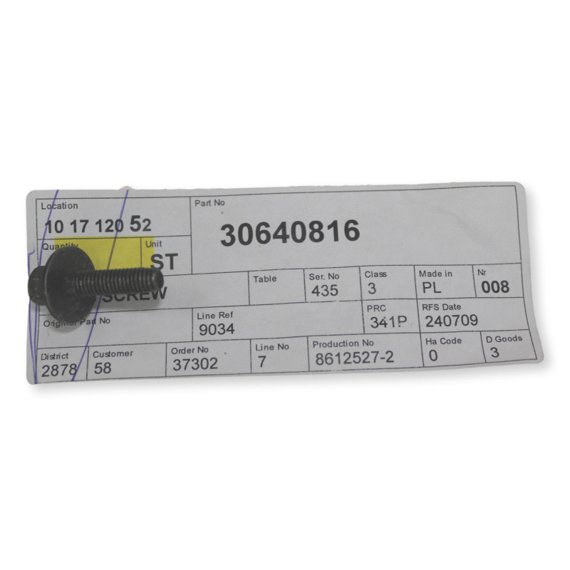 VOLVO oryginalna śruba...