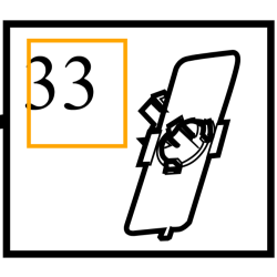 VOLVO XC90 II prawy zewnętrzny wspornik koszyk czujnika asysta przód OE