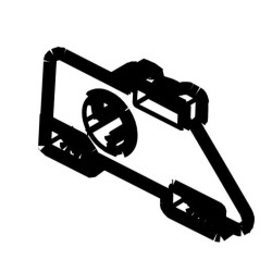 VOLVO XC90 II lewy wewnętrzny wspornik koszyk czujnika kratki przód OE