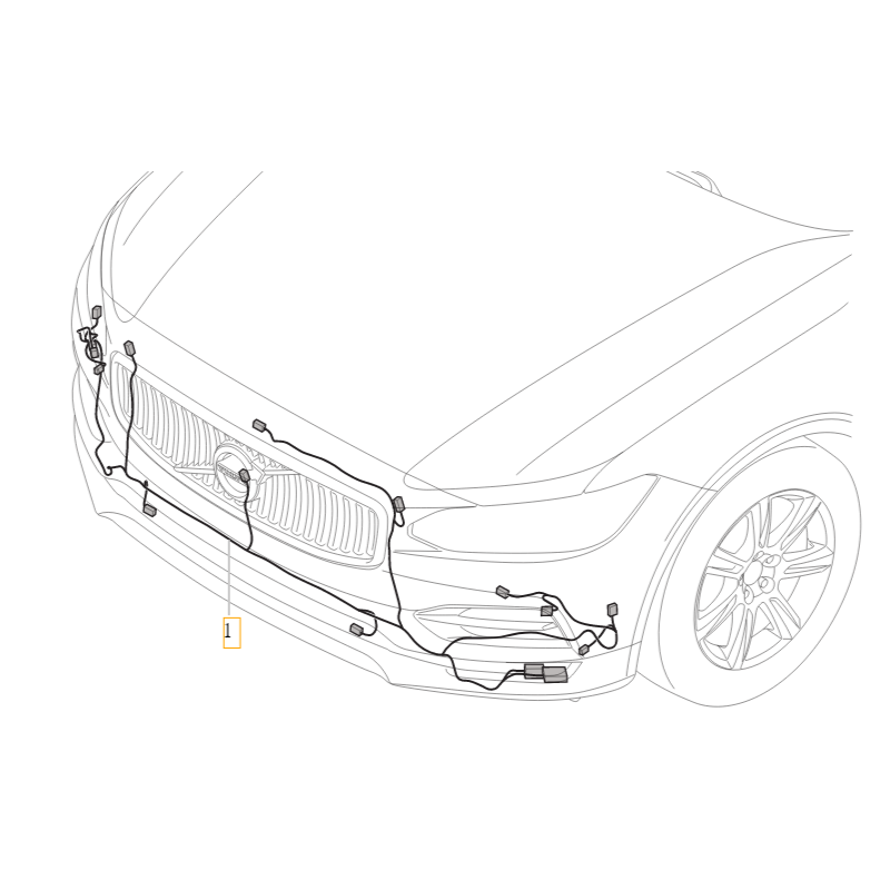 VOLVO S90 V90 II wiązka...