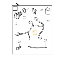 VOLVO S80 V60 V40CC V40 V60 CC wiązka zapalniczki OE